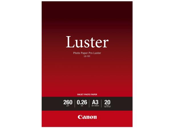 Fotopapir CANON Luster A3 260g (20) 